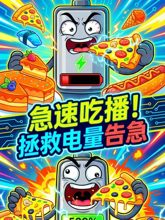 急速吃播！拯救电量告急